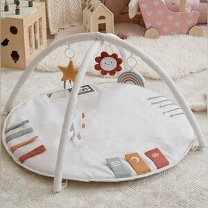 Beautiful Baby Play Gym and Tummy Time Mat - Soft Cotton